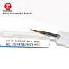 YP602LGB R0.25-1-3-d0.47-D4-50L-2T Твердосплавная сферическая фреза 2-х зубая с удлиненной шейкой для обработки стали до 55HRC YP602LGB R0.25-1-3-d0.47-D4-50L-2T Твердосплавная сферическая фреза 2-х зубая с удлиненной шейкой для обработки стали до 55HRC