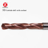 YZCHA-3D D10,8-55-D12-102L Сверло твердосплавное с внутренней системой охлаждения и покрытием