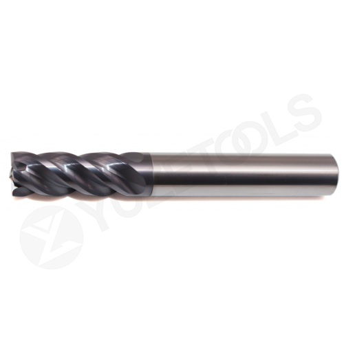 YZ814FC D10-C0.15-25-D10-75L-4T Высокопроизводительная твердосплавная концевая фреза 4-х зубая с защитной фаской