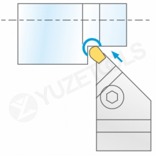 MGEUL3232-3 Державка для обработки наружных канавок