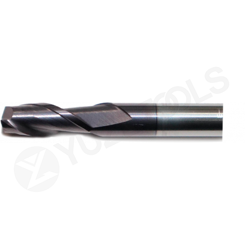YP552A D4-10-D4-50L-2T Концевая 2-х зубая фреза из твердого сплава для обработки стали и чугуна