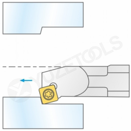 S16Q-SSKCL09 Стальная расточная державка